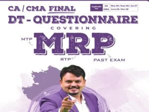 CA Final Direct Tax Question Book By CA Vijay Sarda For May 26 Exam