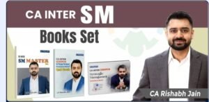 CA Inter SM Regular New Books Set By CA Rishabh Jain