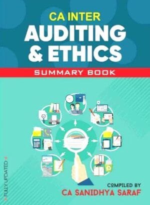 CA Inter Audit Summary Book By CA Sanidhya Saraf Sept 25 Exam