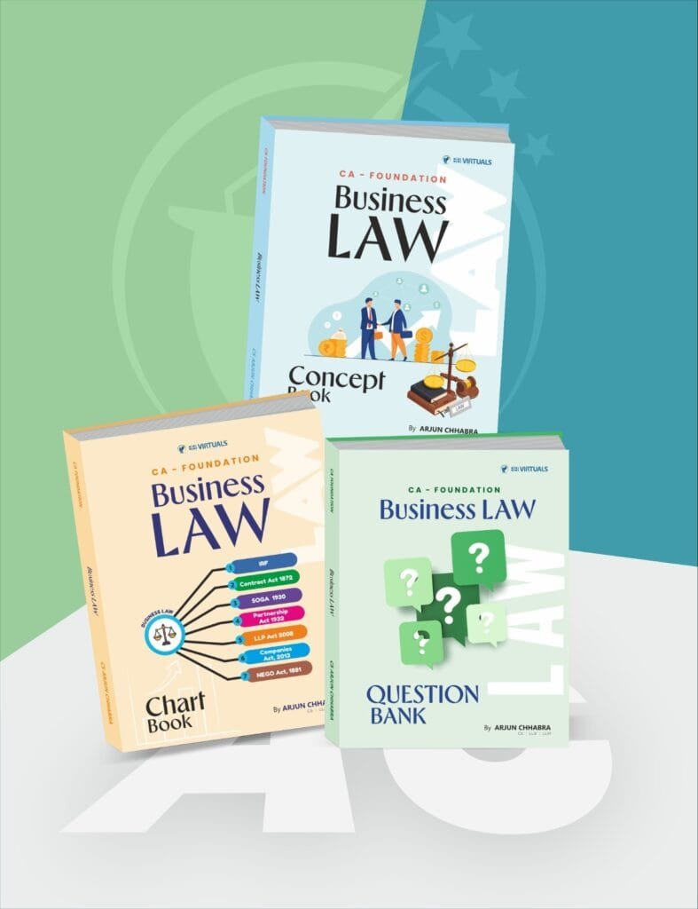 CA Foundation Business Law Books By CS Arjun Chhabra Jan 26