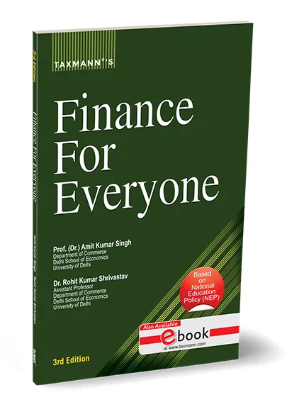 Taxmann Finance For Everyone By Amit Kumar Singh