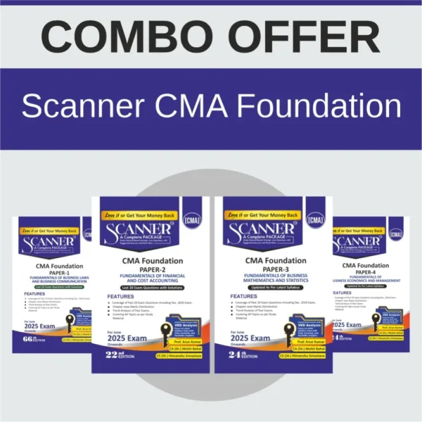 Shuchita CMA Foundation Solved Scanner (All Subject) June 2025