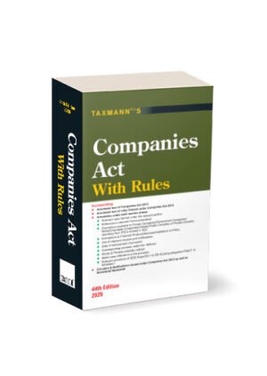 Taxmann Companies Act with Rules (Paperback Pocket Edition) 44th Edition Januray 2026