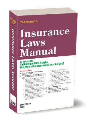 Taxmann Insurance Laws Manual 29th Edition January 2026