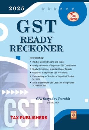 GST Ready Reckoner By FCA Satyadev Purohit Edition June 2025