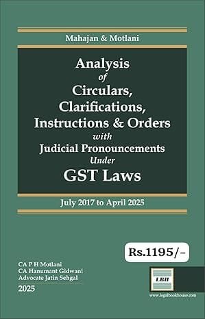 Analysis of Circulars Clarification Instructions CA. P.H. Motlani