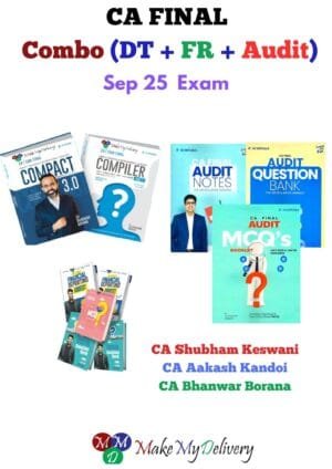 MMD Combo CA Final (DT + Audit +FR ) New Sep 25 Exam