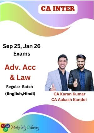 CA Inter Accounts & Law By CA Aakash Kandoi & CA Karan Kumar