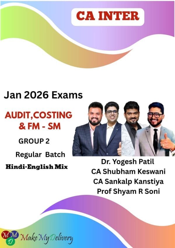 CA Inter Group 2 Combo (Regular Batch) for Jan 2026 Exams