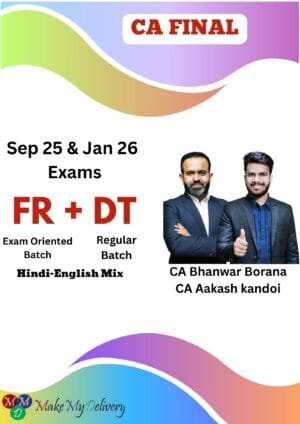 CA Final FR Exam Oriented DT Regular By CA Bhanwar Borana