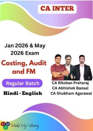 CA Inter Costing Audit and FM Regular Batch CA Abhishek Bansal