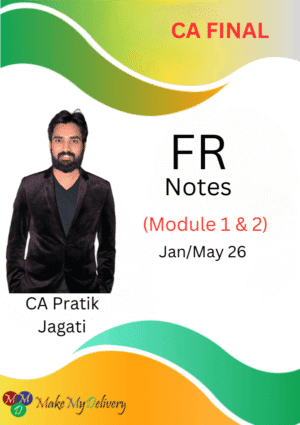 CA Final Books FR Notes CA Pratik Jagati Jan 26 Exam