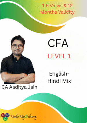 CFA Level 1 with Hard Copy Books & 100% Doubt Support