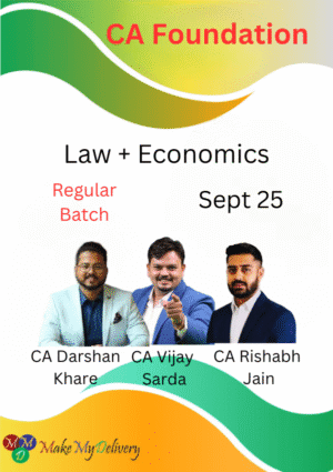 CA Foundation Law & Economics Regular Sept 25 Exam