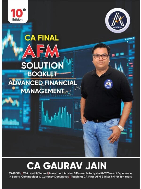 CA Final AFM Solution Booklet Black and White By CA Gaurav Jain