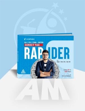 CA Inter DT Rapider Book CA Amit Mahajan Sep 2025 Exam