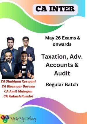 Taxation, Adv. Accounts & Audit Bhanwar Borana Jan 26 Exam