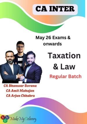 CA Inter Taxation & Law By CA Bhanwar Borana May 26 Exam