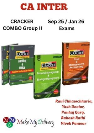 CA Inter Cracker Papers 4 to 6 CMA Auditing and FM SM