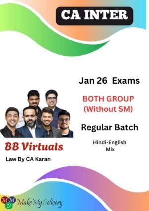 CA Inter Combo Both Group (Without SM) Regular Batch Sep 26