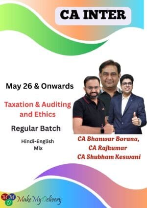 CA Inter Taxation & Auditing And Ethics May 26 Exam