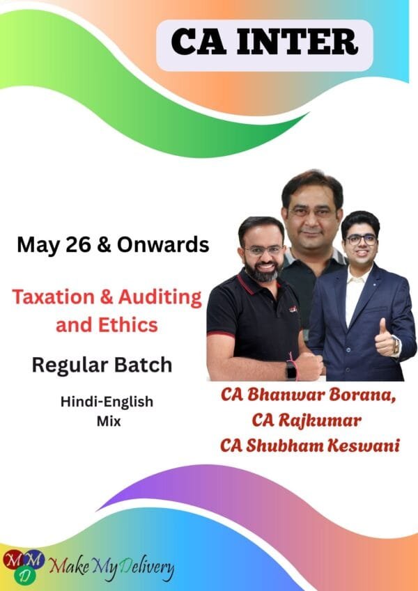 CA Inter Taxation & Auditing And Ethics May 26 Exam