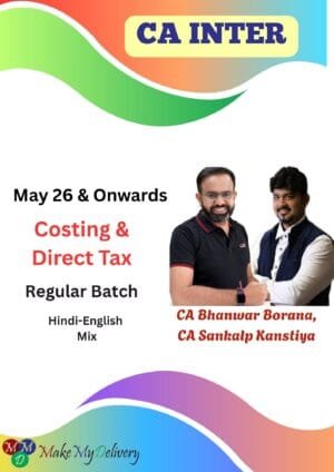 CA Inter DT & Cost And Management Accounting May 26 Exam