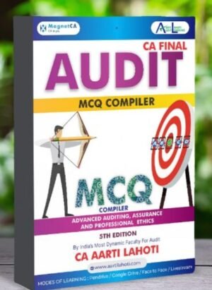 CA Final Audit MCQ Compiler Book 5th Edition By CA Aarti Lahoti May 26 Exam