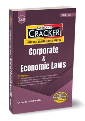 CMA Final Corporate & Economic Laws Cracker Paper 13 Edition 2025 by Leena Lalit Parakh