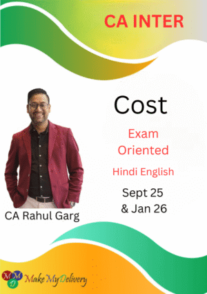 CA Inter Cost and Management Accounting Exam Oriented Rahul Garg Jan/May 26 Exam