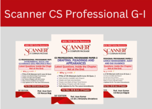 Shuchita Solved Scanner's CS Professional Group I Dec 26 & June 27