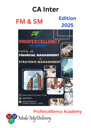 CA Inter FM & SM by Profexcellency Academy Edition 2025
