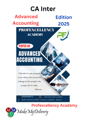 CA Inter Advanced Accounting by Profexcellency Academy Edition 2025