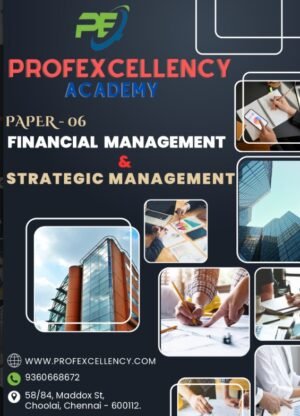 CA Inter FM & SM Question Bank by Profexcellency Academy May 26 Exam