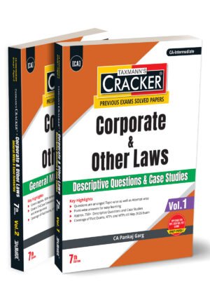 CA Inter Law Cracker By CA Pankaj Garg 7th Edition Sept 26 & Jan 27 Exam