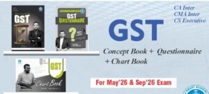 CA Inter GST Complete Book Set by CA Vishal Bhattad May 26 Exam