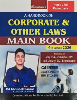 CA Inter Law Main Book By CA Abhishek Bansal for May 26 Exam