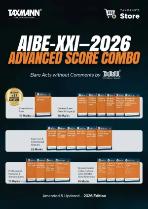 Taxmann AIBE-XXI 2026 Bare Acts without Comments Set of 21 Edition May 2026