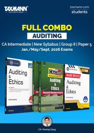 CA Inter Auditing & Ethics Books Set By CA Pankaj Garg For May 26 Exam