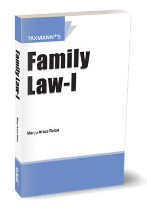 Taxmann Family Law I By Manju Arora Relan 1st Edition Nov 25