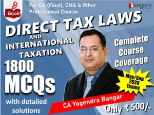 CA Final DT MCQs Digital Book CA Yogendra Bangar & CA Vandana Bangar May 26 Exam