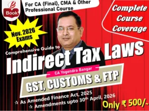 CA Final Guide to IDT Digital Book By CA Yogendra Bangar & CA Vandana Bangar For Nov 26 Exam