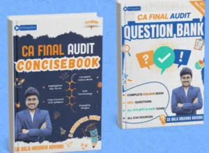 CA Final Audit Concise Concept Book & Question Book By CA Balakrishna Kovuru Jan 26 Exam