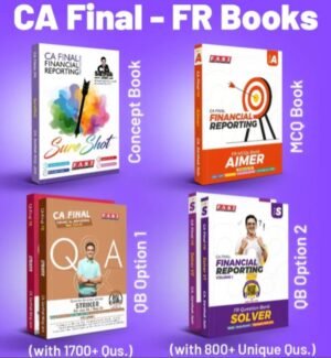 CA Final FR Books Full Set By CA Sarthak Jain For May 26 Exam