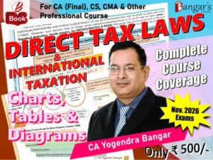 CA Final DT Digital Chart Book CA Yogendra Bangar & Vandana Bangar Nov 26 Exam