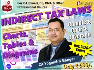 CA Final IDT Digital Chart Book CA Yogendra Bangar & Vandana Bangar Nov 26 Exam