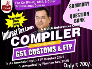 CA Final IDT Compiler Digital Summary & Question books Yogendra Bangar May 26 Exam