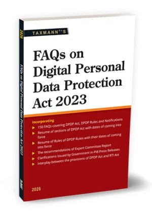 Taxmann FAQs on Digital Personal Data Protection Act 2023 1st Edition Dec 2025
