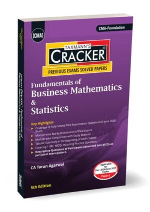 CMA Foundation Fundamentals of Business Mathematics & Statistics Cracker By Tarun Agarwal Dec 26 & June 27
