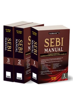 Taxmann SEBI Manual Set of 3 Volumes 47th Edition July 2026